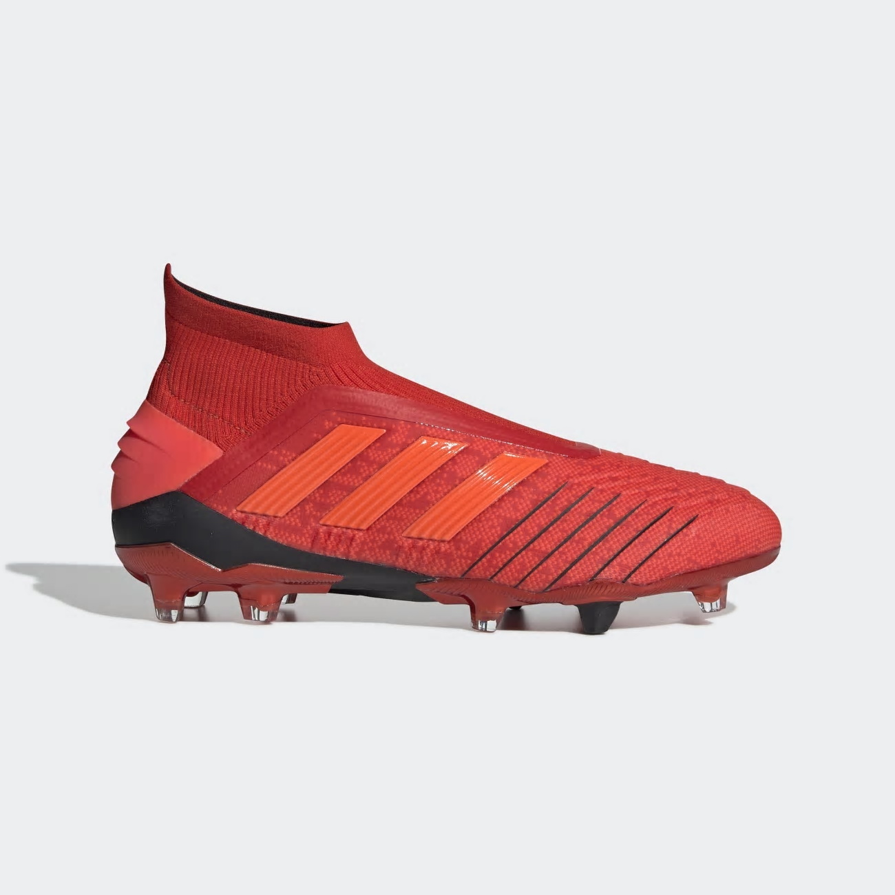 Adidas Predator 19+ Férfi Focicipő - Piros [D78968]